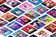 50 Night Club Party Flyer Bundle 11, a Flyer Template by NanoAgency (Thumbnail 2 of 2)
