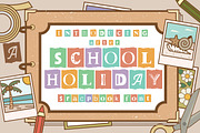 After School Holiday, a Font by caocastudio (Thumbnail 1 of 4)