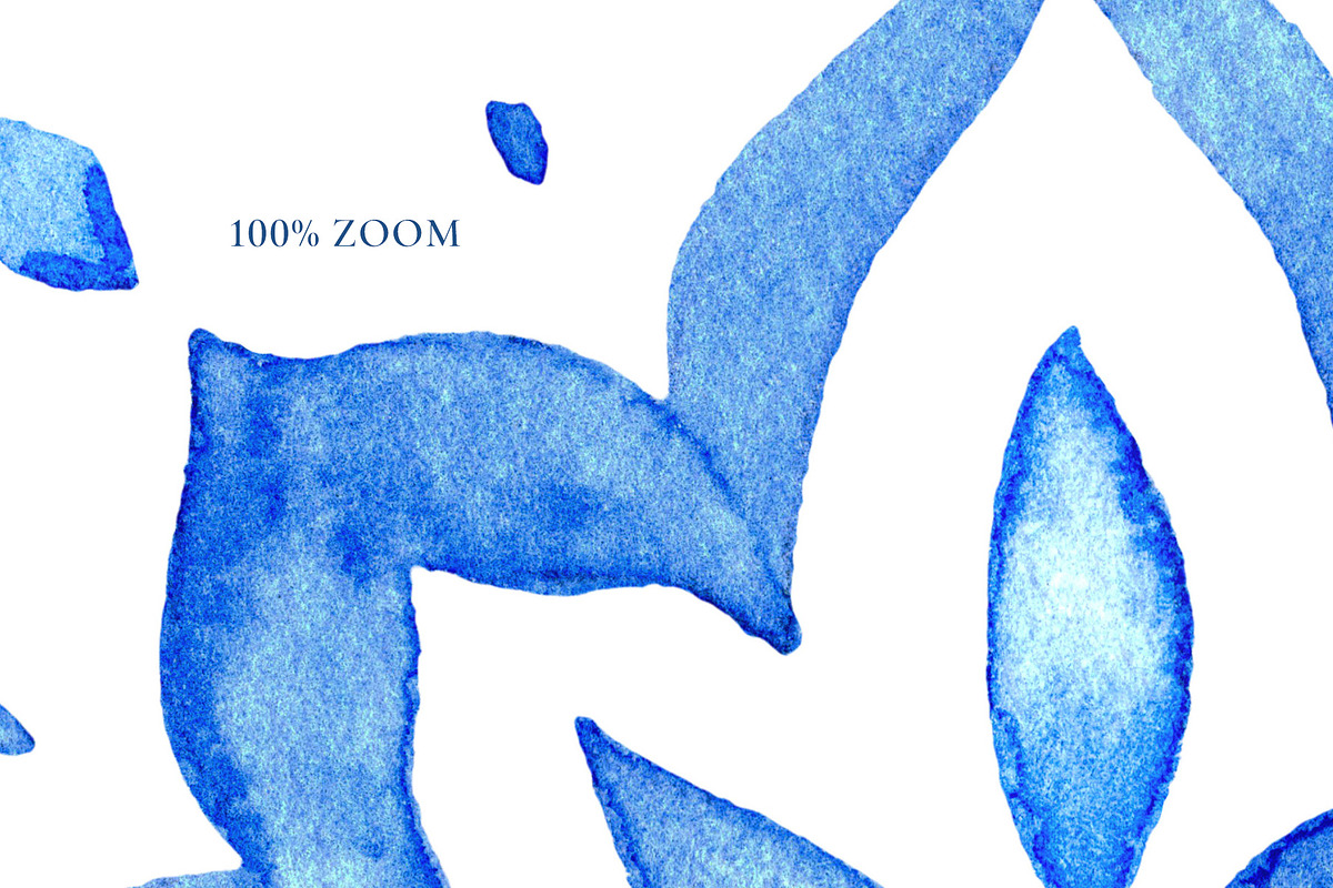 Azulejo Azure. Watercolor collection, a Decorative Illustration by Liliia Polos Illustration (Photo 11 of 11)