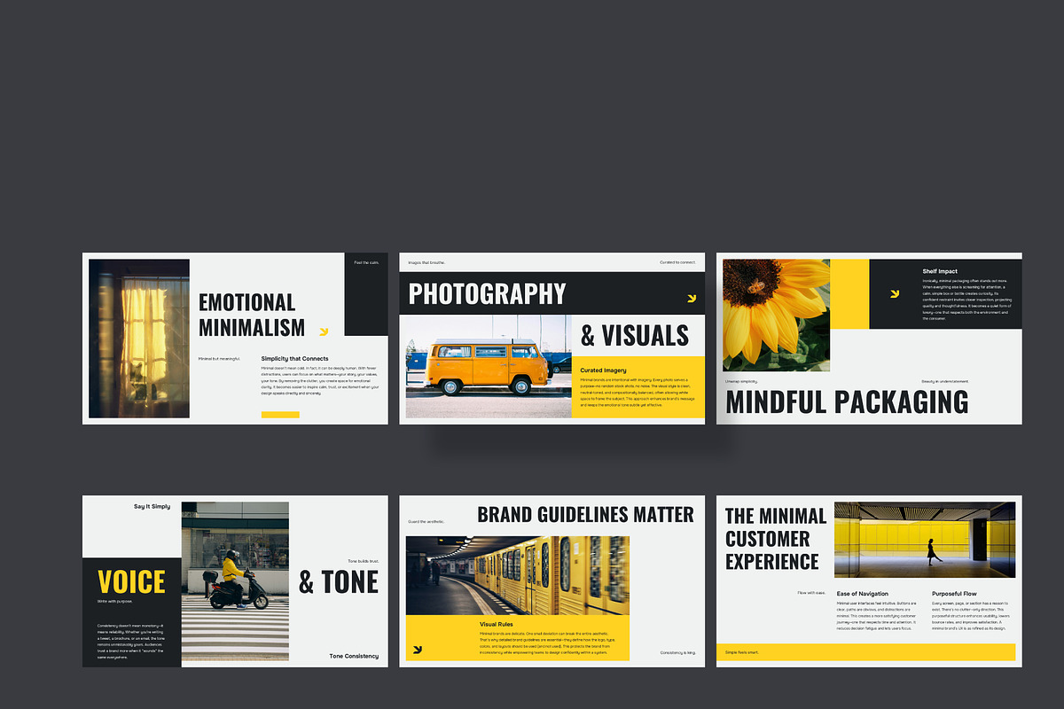 Minimal Brand Google Slides preview 4