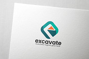 Excavate Letter E Logo, a Branding & Logo Template by Slim Studio (Thumbnail 1 of 4)