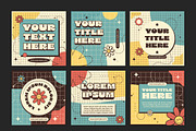 Social Media Retro Set Template, a Templates & Theme by studiogstock (Thumbnail 3 of 3)