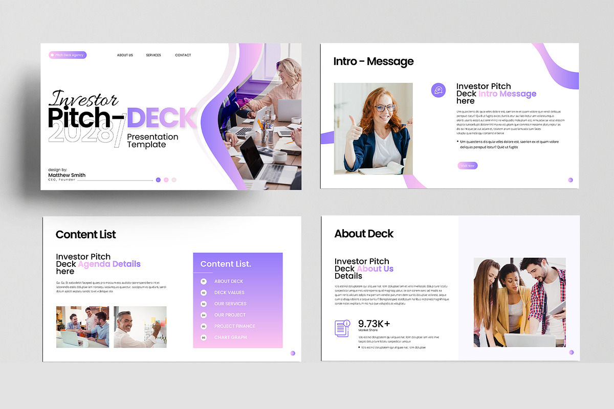 Investor Pitch Deck Presentation, a Presentation Template by MightyDesign (Photo 2 of 8)