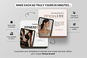 Fitness Static Ad Templates Canva, a Social Media Template by DigiPax (Thumbnail 7 of 11)