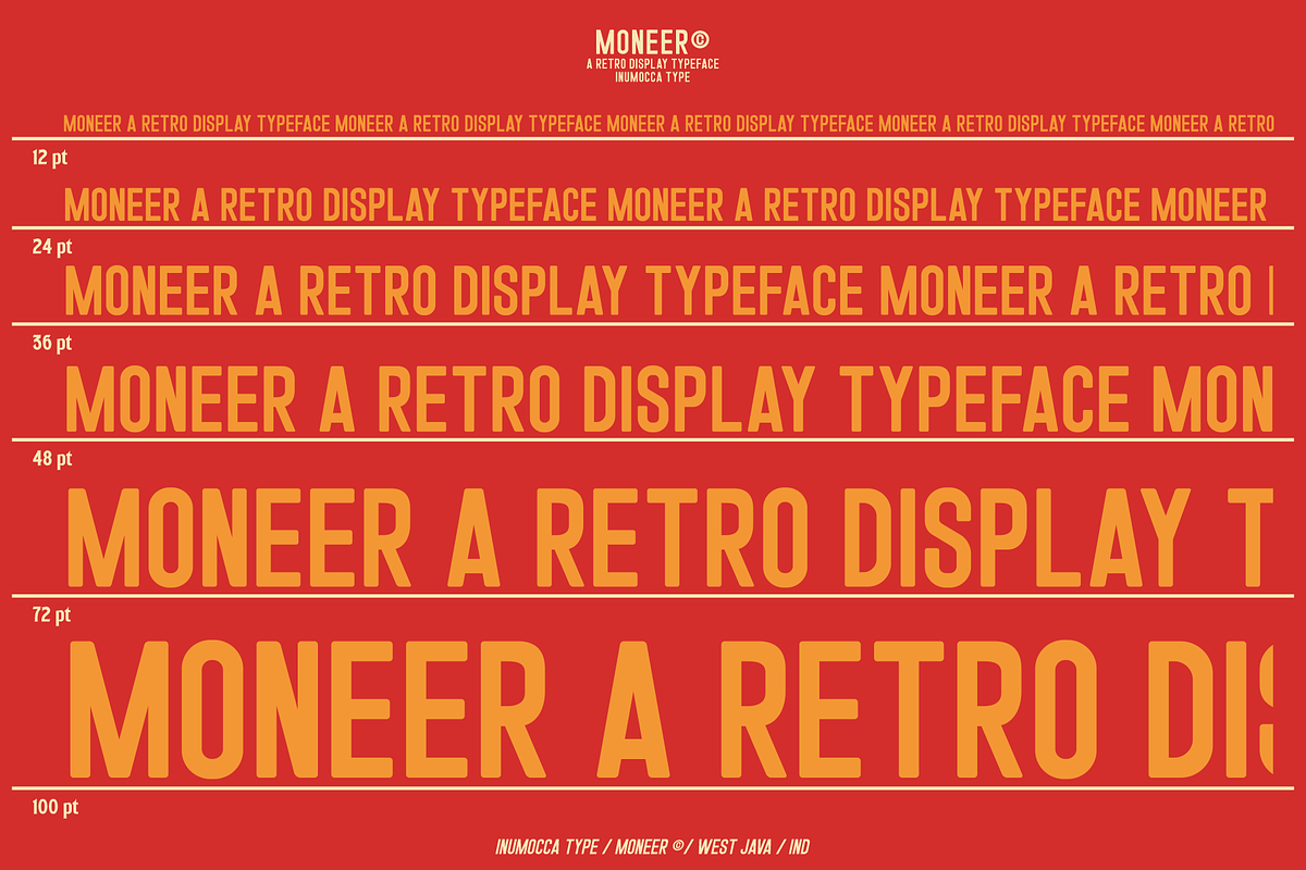 Moneer, a Sans Serif Font by inumocca_type (Photo 6 of 11)
