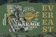 Evereast Slab Stencil, a Slab Serif Font by Nocturnal Workspace (Thumbnail 8 of 9)