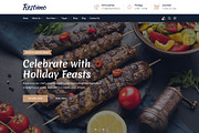 Restaurant WordPress Theme, a WordPress Template by UInstrument (Thumbnail 2 of 6)