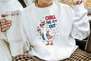 4th of July Goose Patriotic Chill th, an Illustration by Sublimation Artist (Thumbnail 3 of 9)