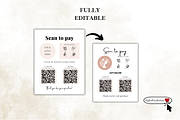 Editable Scan to Pay Canva Template, a Business Card Template by Digital By Nikoleta (Thumbnail 5 of 8)