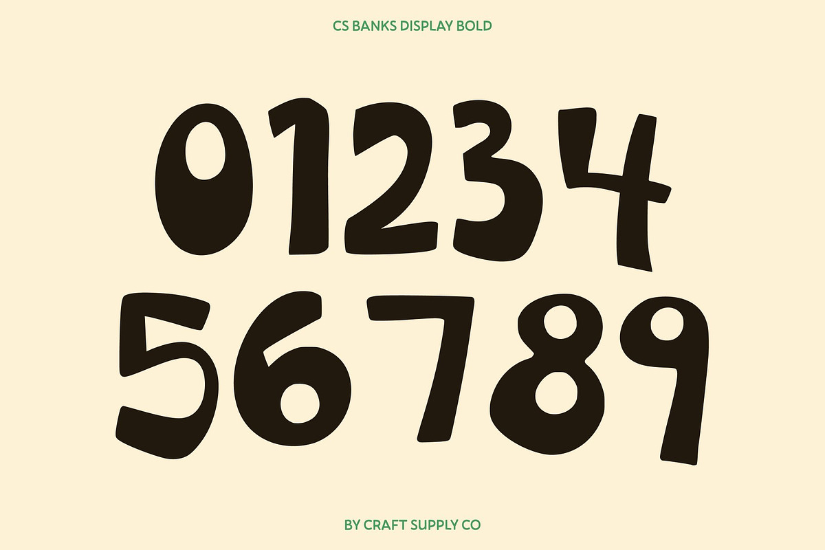 CS Banks – Fun Font, a Handwritten Font by Craft Supply Co. (Photo 3 of 8)