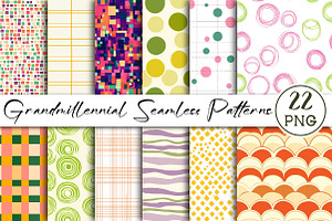 Quirky Lines Seamless Patterns, a Pattern Graphic by Libby Wishes