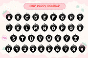 Pink Berry - sweet decorative font, a Symbol Font by AnningArts (Thumbnail 5 of 6)