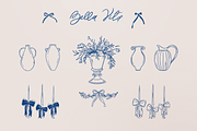 Wedding doodle svg Trendy bow, frame, a Decorative Illustration by Summer Nightingale Art (Thumbnail 12 of 17)