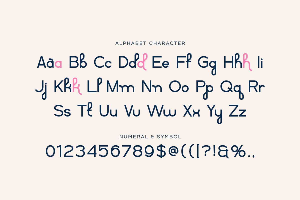 Rafielo - Cute Modern Display Font, a Sans Serif Font by Imoodev (Photo 5 of 5)