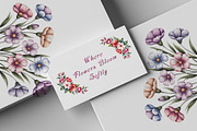 Watercolor Minimal Thin Floral, a Decorative Illustration by ForhadGFX (Thumbnail 3 of 12)