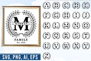 Split Monogram Letter SVG Bundle, an Object Graphic by D2PUTRI (Thumbnail 7 of 19)