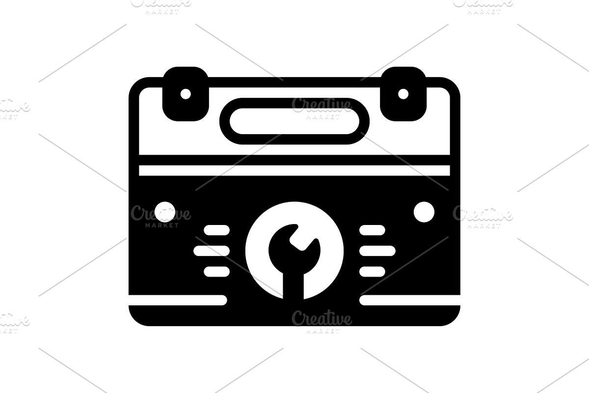 Kits toolbox solid icon, a Solid Icon by Creative priyanka