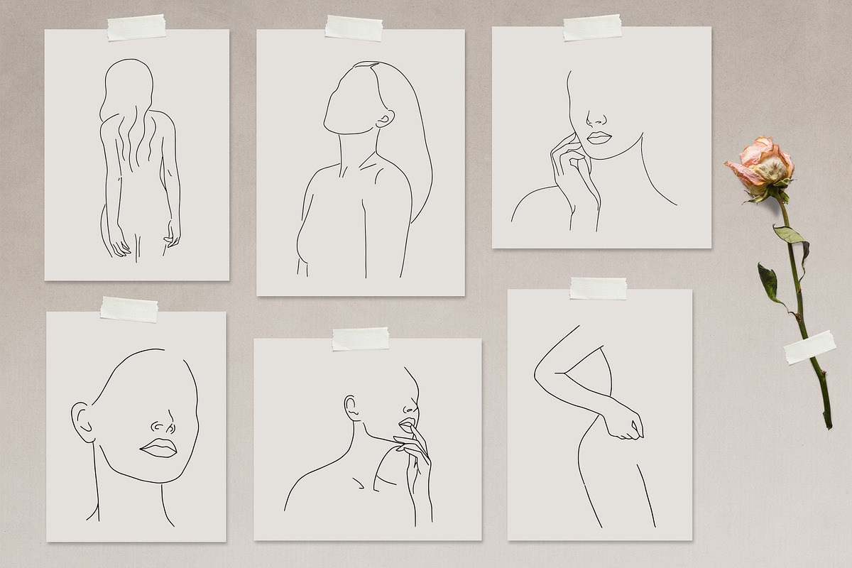 Women BUNDLE, a Person Illustration by mejorana (Photo 4 of 26)