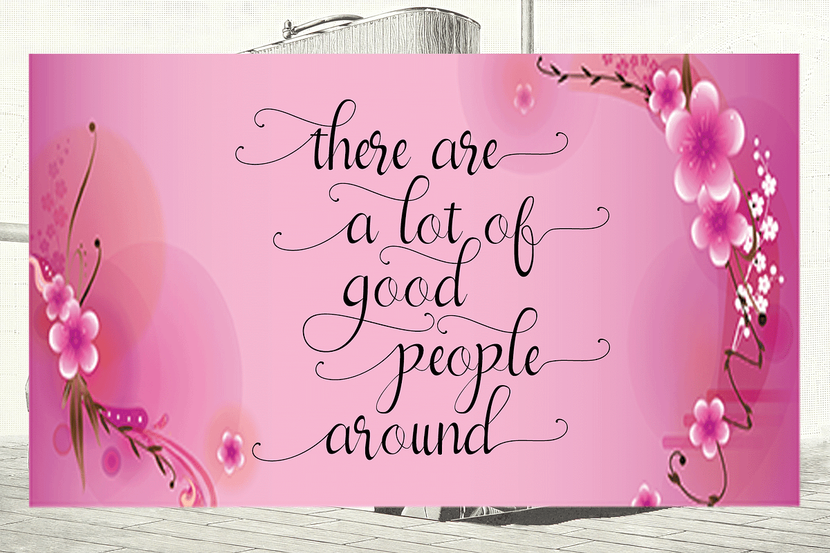 Brazilian, a Script Font by Deniz86 (Photo 3 of 5)