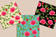 Seamless Patterns, PNG Red Rose, a Pattern Graphic by Arevka (Thumbnail 3 of 3)