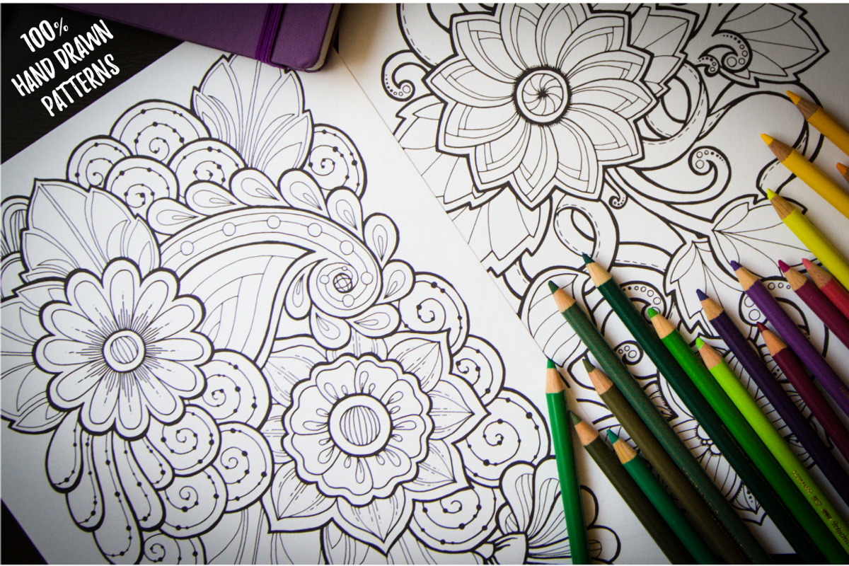 Creative flowers, a Decorative Illustration by Julia_Snegireva (Photo 4 of 5)