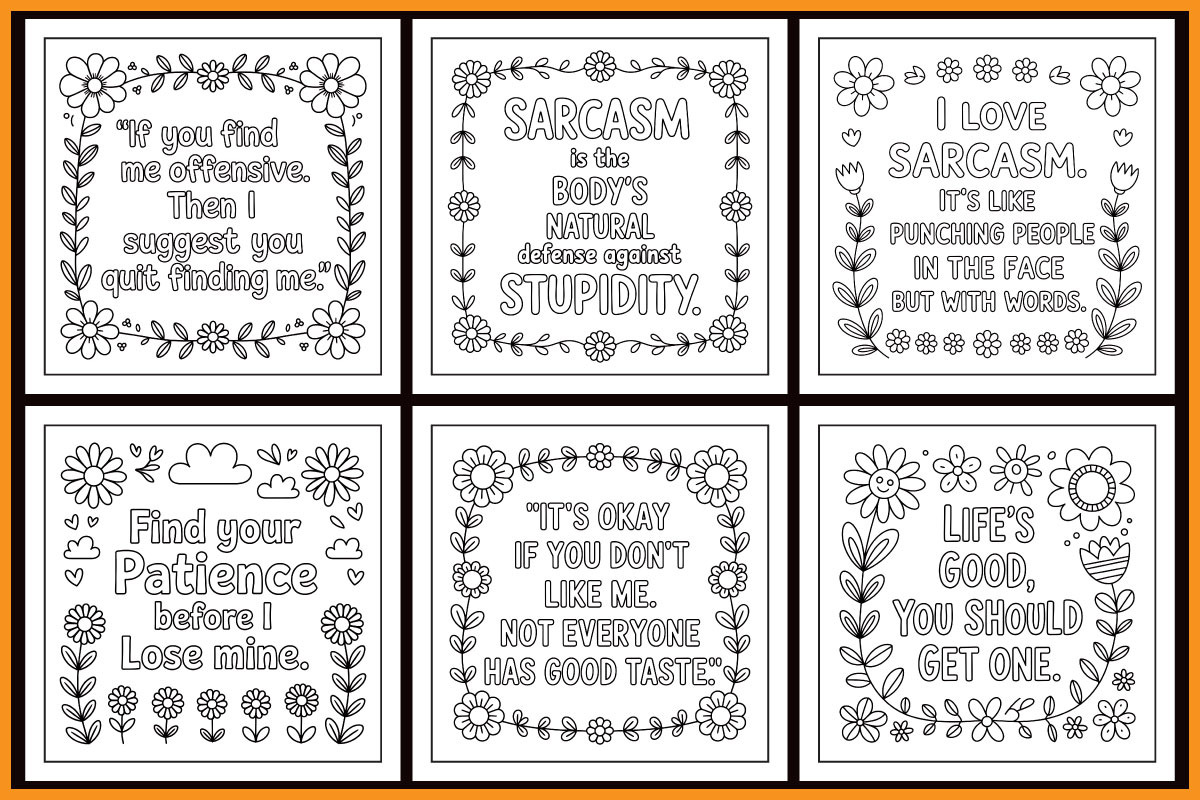 Saay Quotes Coloring Book, an Object Graphic by protabsorkar11 (Photo 4 of 4)