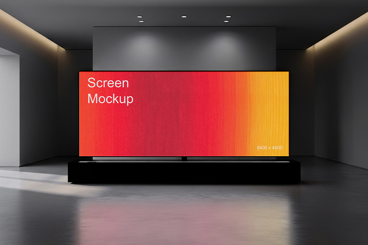 Screen Mockup, an Advertising Mockup by Aquarianz Studio (Photo 2 of 3)