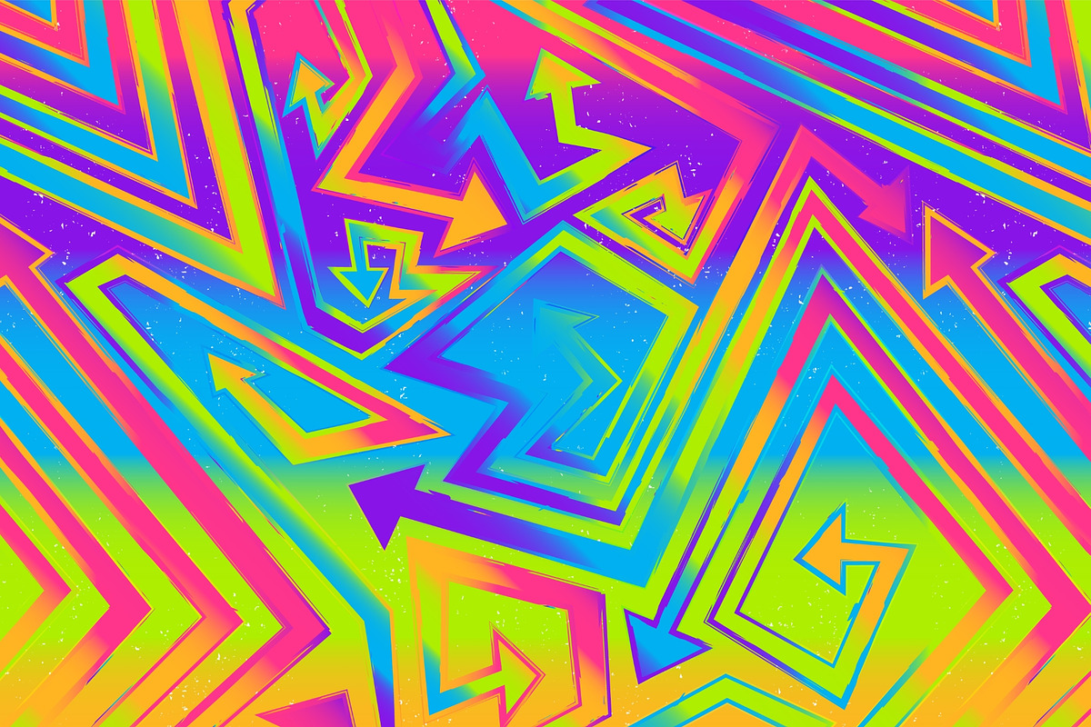 Vibrant seamless pattern pack, a Pattern Graphic by Gudiny (Photo 7 of 12)
