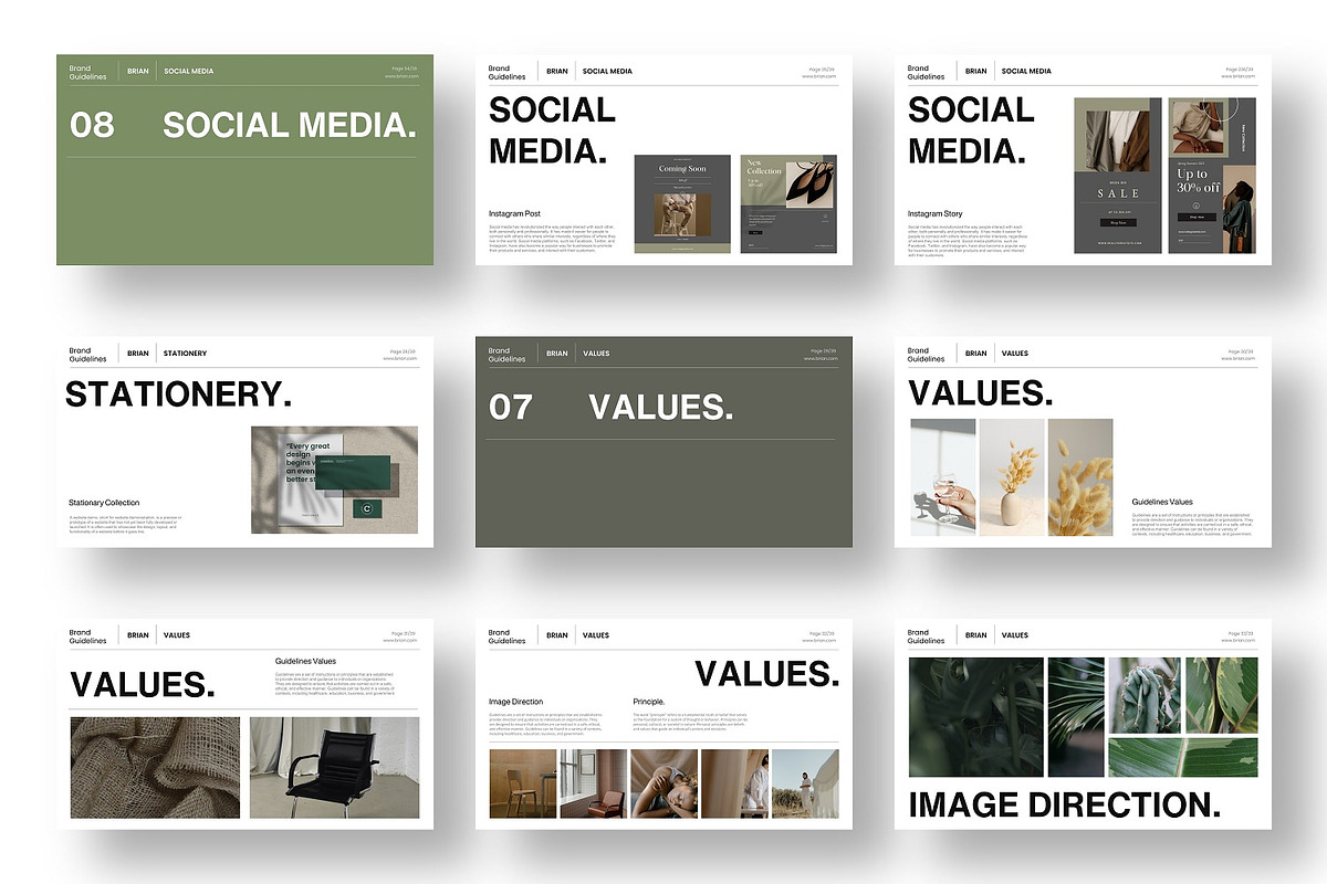 Brian - Business Google Slide, a Presentation Template by Dens Creative Studio (Photo 5 of 6)