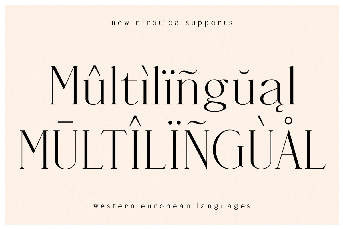 Nirotica, a Serif Font by TRF Fonts (Photo 17 of 19)