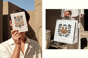 Linocut Garden | Poster Builder, an Object Graphic by KetteCreate (Thumbnail 3 of 20)