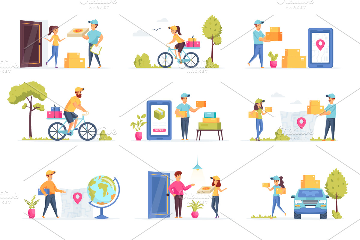 Flat Concepts Illustrations, a Finance Illustration by alexdndz (Photo 15 of 21)