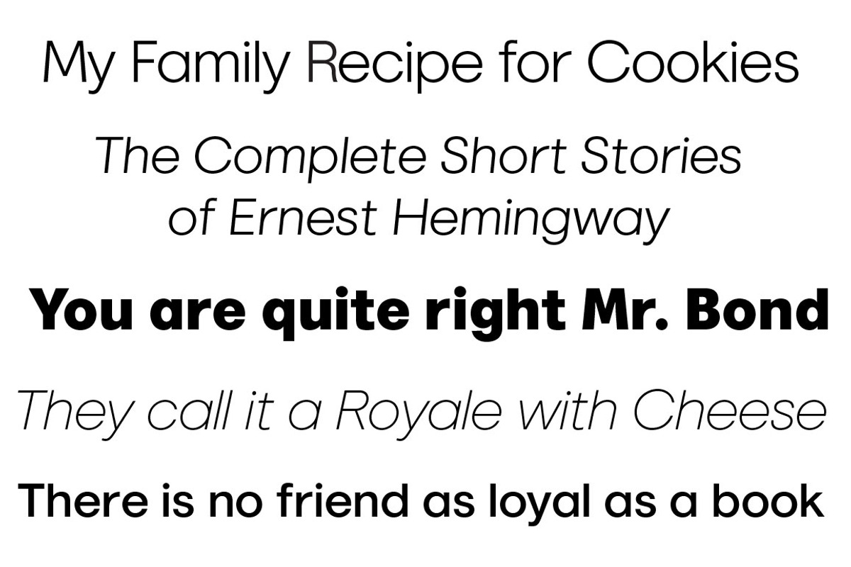 Marlin Sans Upright Set preview 2