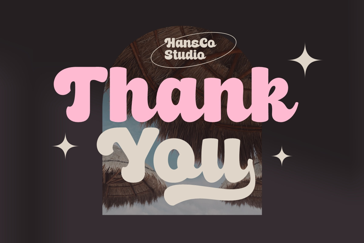 Milky Bun Font, a Sans Serif Font by HansCo Studio (Photo 10 of 10)
