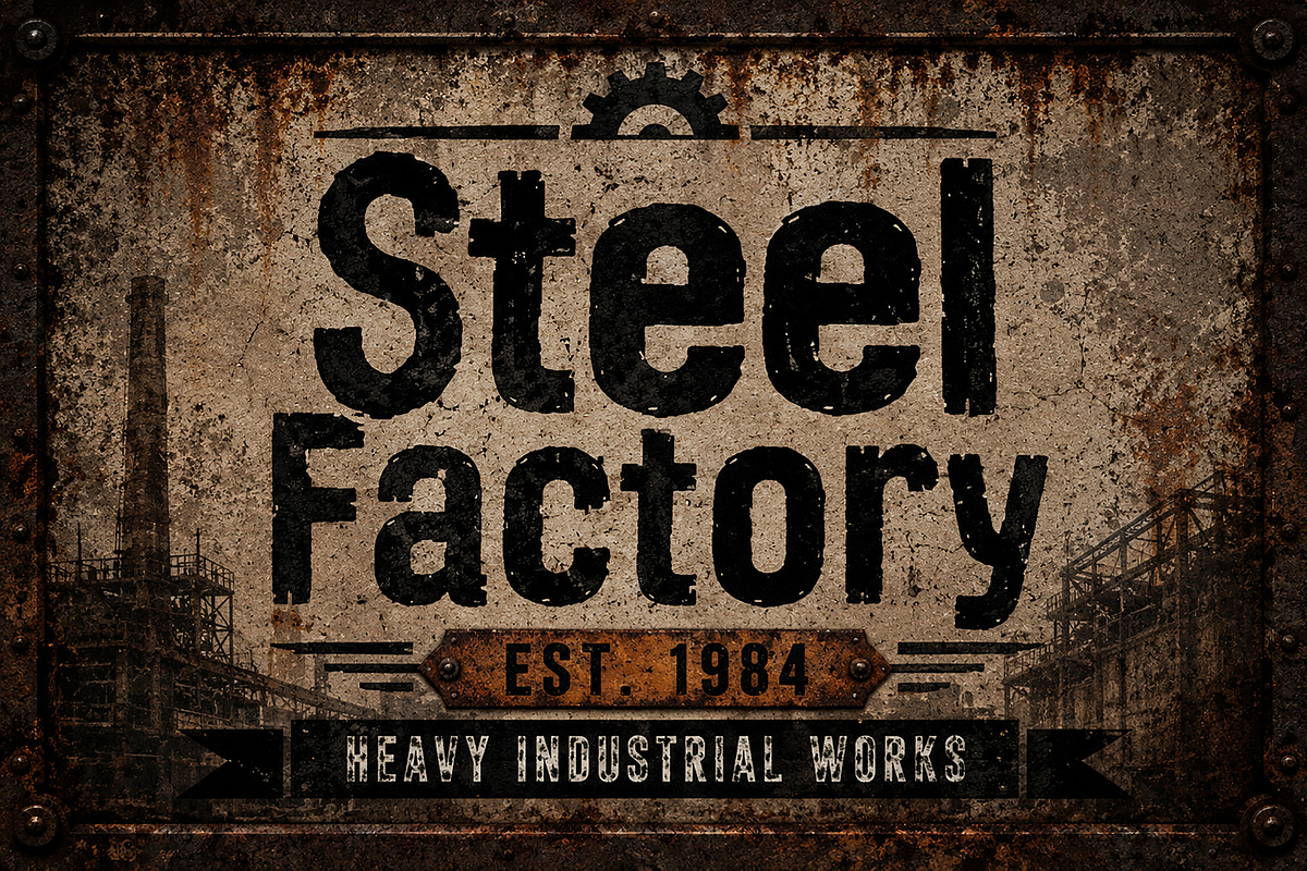 Steel, a Sans Serif Font by Wow Magic (Photo 3 of 4)