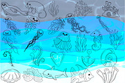 Ocean Life Digital Stamps, a Graphic by Favorites_Art (Thumbnail 11 of 17)