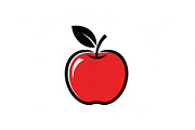 Apple Fruit Vector Icon Bundle, an Illustration by musafir_fashion (Thumbnail 22 of 49)
