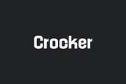Crocker Display Typeface, a Sans Serif Font by Design Stag (Thumbnail 1 of 9)