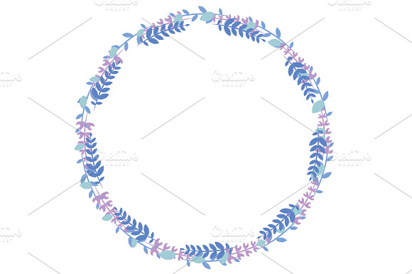 Wreath Brushes for Illustrator preview 3
