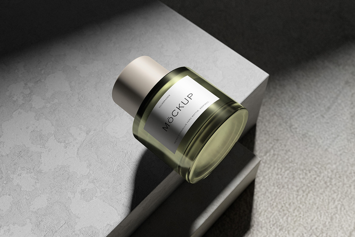 Premium Perfume Bottle Mockup, a Packaging Mockup by My Code Std (Photo 5 of 5)