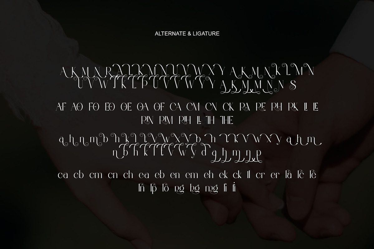Moling Ligature Serif Typeface, a Serif Font by yaqublekker (Photo 9 of 10)
