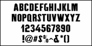 Chamfer Engraved JNL, a Sans Serif Font by Jeff Levine Fonts (Thumbnail 3 of 5)