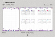 Printable Planner Set with Crystals, a Stationery Template by Olga Alexeenko (Thumbnail 4 of 10)