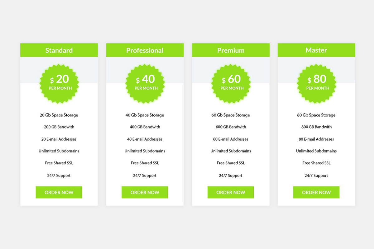 Pricing Table, a Templates & Theme by Youme Techworld (Photo 4 of 5)