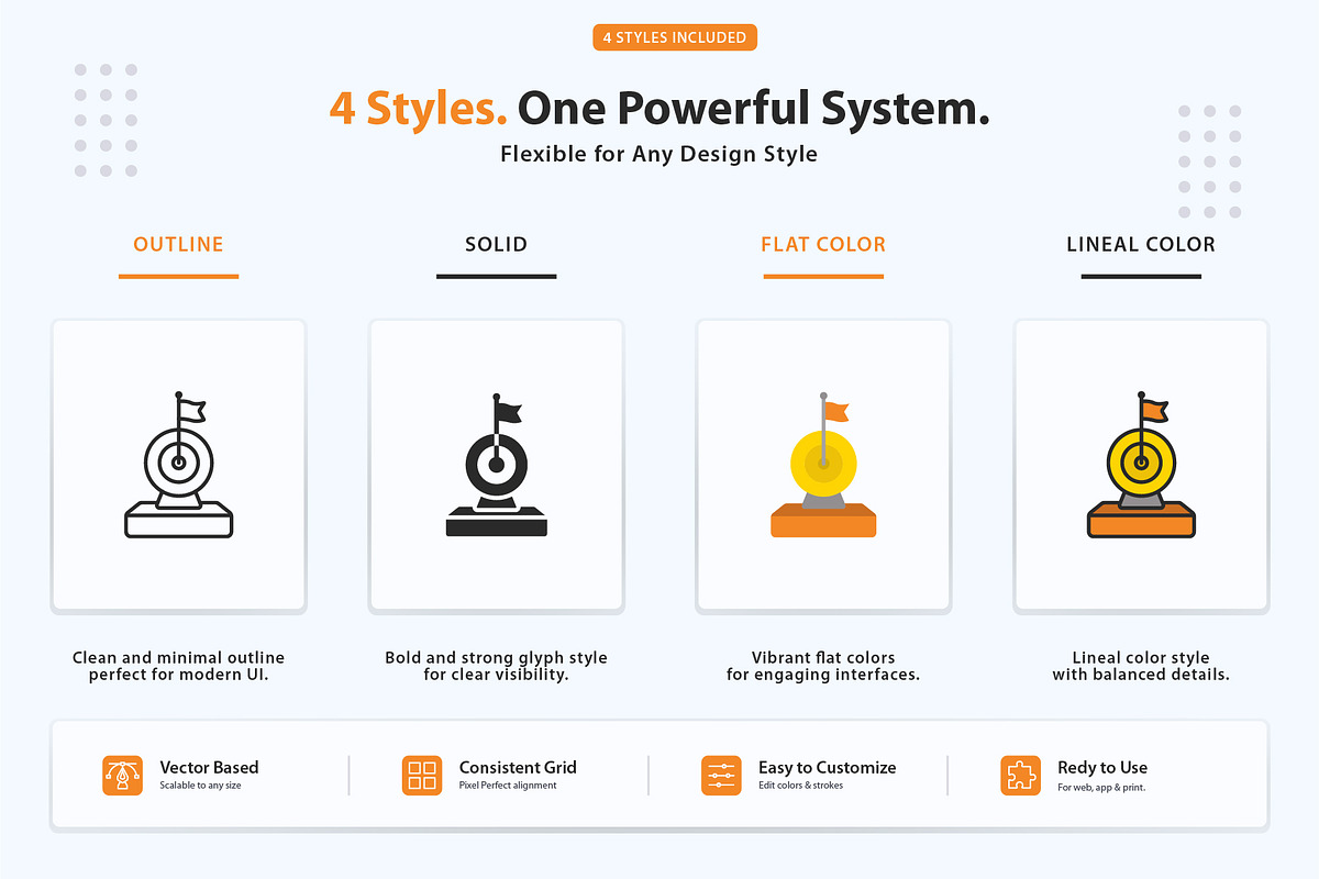 Strategic Planning Dashboard Icons, an Outline Icon by vexper (Photo 4 of 10)