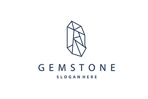 Gemstone Jewelry Logo Design Vector, a Branding & Logo Template by Maylianaw28