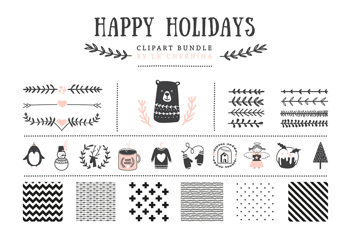 Holiday Cheer, a Decorative Illustration by Le Chernina (Photo 1 of 4)