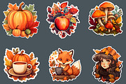 Fall Clip Art, Autumn clip art, an Object Graphic by MajorArtTm (Thumbnail 2 of 4)