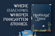 Ghost Scribe: Eerie Handwritten Font, a Handwritten Font by Helotype (Thumbnail 5 of 8)