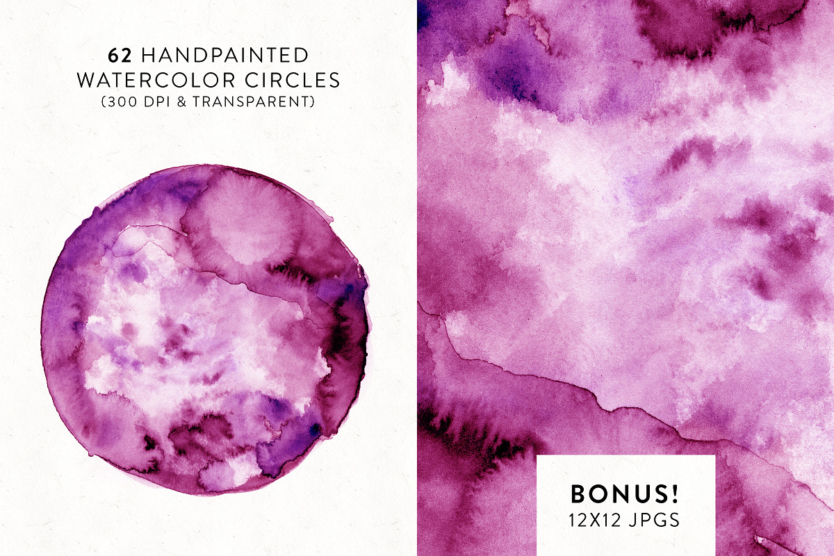 85 Watercolor Textures + Extras!, a Texture Graphic by Abbie May (Photo 2 of 7)